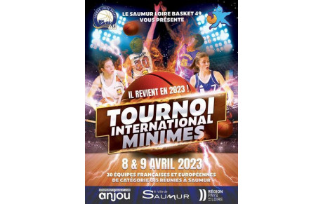 2023 8 &amp; 9 avril - Saumur - Tournoi International  de basket U15 