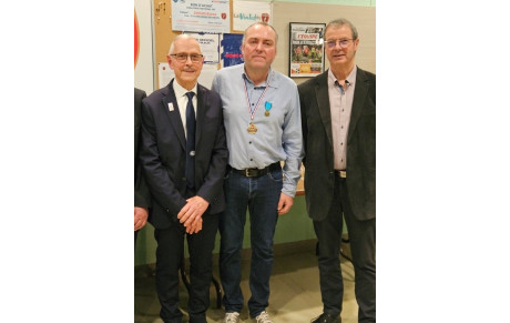 2 février 2024 - La MEIGNANNE - Remise d'une médaille de Bronze, promotion juillet 2023